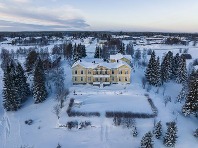 Das Hotel Filipsborg im Winter
