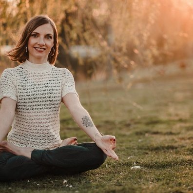 Yogalehrerin Anna-Lena Gehrmann