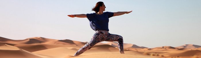 Yogalehrerin Uli Hawel