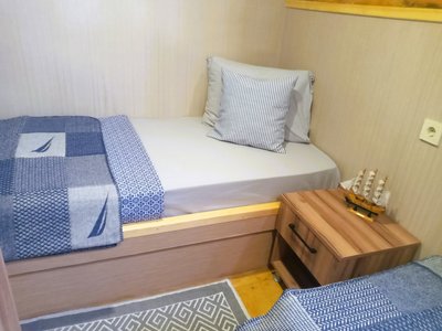 Kajüte mit getrennten Betten