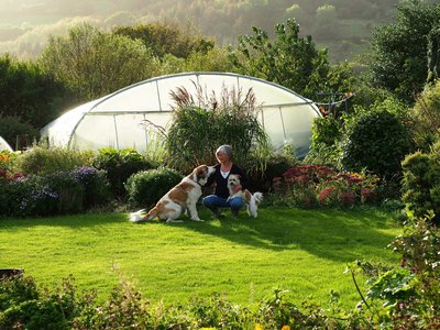 Die Mitbewohner und Besitzer heißen Sie in der Douce Mountain Farm herzlich willkommen