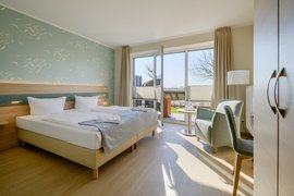 Das Doppelzimmer Superior mit eigener Terrasse