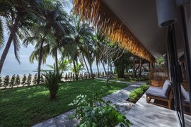 Vom Beachfront Private Zimmer schauen Sie direkt auf das Meeer