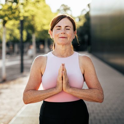 Yogalehrerin Edith Ewald