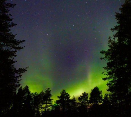 Die Aurora in Lappland