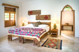 Der Dragon Room des Sun Sukos erinnert an den Stil Balis Der Dragon Room des Sun Sukos erinnert an den Stil Balis
