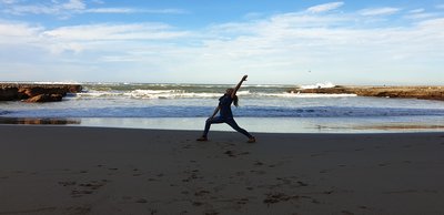 Einzelne Yogaeinheiten können auch am Strand gemacht werden