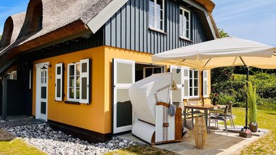 Genießen Sie Ihren Urlaub auf der kleinen Terrasse vor Ihrem Haus