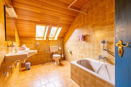 Das Badezimmer im Steinweiden Retreat Center Das Badezimmer im Steinweiden Retreat Center