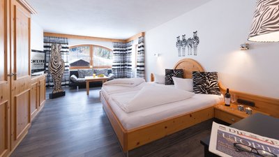 Geräumig und mit afrikanischem Flair begrüßt Sie Ihre Juniorsuite Nummer 27!