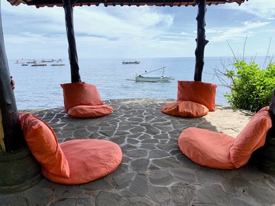 Entspannung pur mit Blick auf das Meer