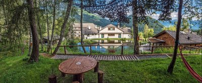 Blich auf das Hotel Gasthof Saalerwirt in Südtirol