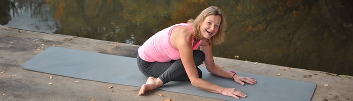 Yogalehrerin Marion Moormann