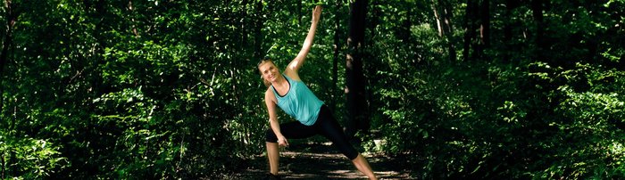 Yogalehrerin Ariane Heck
