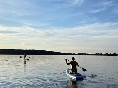 Der Tollensesee eignet sich hervorgehend Stand Up Paddling