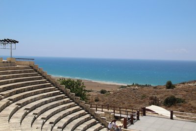 Das Amphitheater von Kourion ist noch gut erhalten und bietet einen fantastischen Ausblick