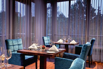 Modernes Interieur Im Restaurantbereich