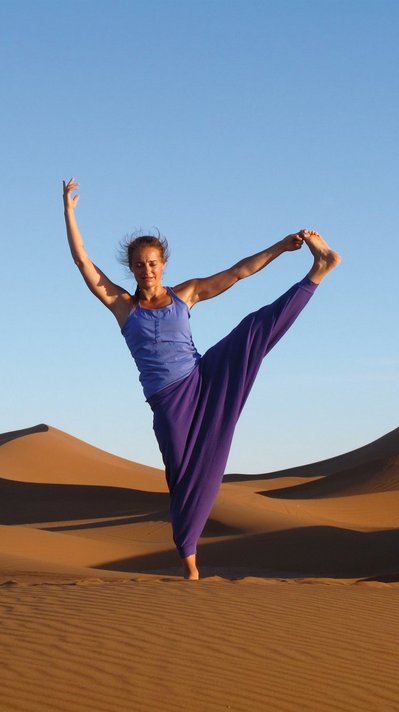 Ihre Yogalehrerin Marion Bachinger begleitet Sie während Ihrer Reise 