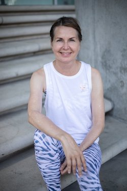 Yogalehrerin Martina Lange Yogalehrerin Martina Lange