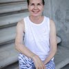 Yogalehrerin Martina Lange