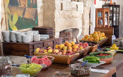 Das Frühstücksbuffet in den Cyprus Villages kann sich sehen lassen