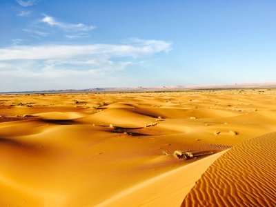 Die Sahara ist die größte Wüste der Welt