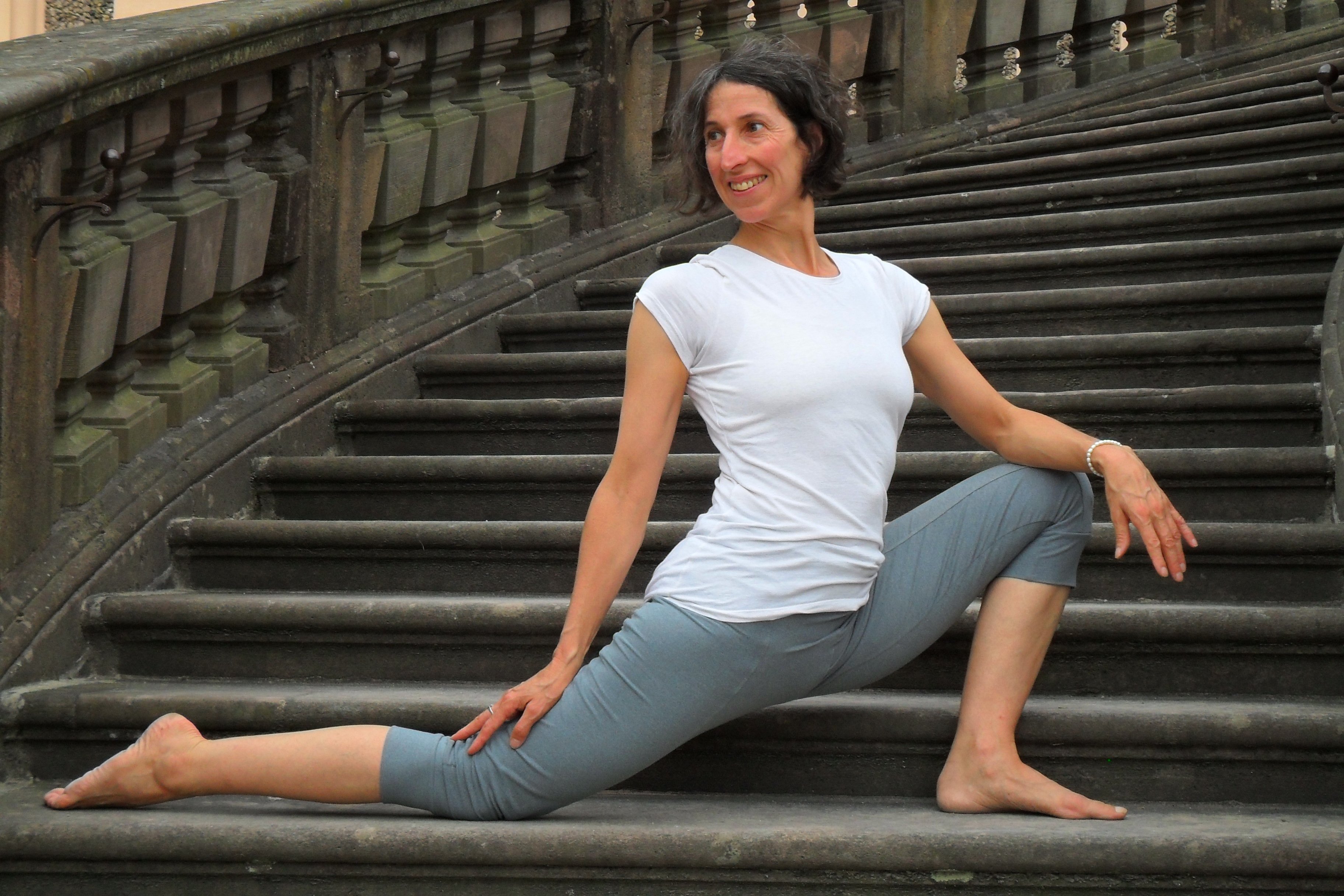 Yogalehrerin Christiane Bolg