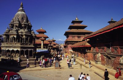 Entdecken Sie bei einer Wanderung den kleinen Ort Patan in Kathmandu
