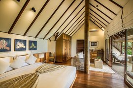 Gemütliches Ambiente der Suite