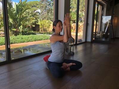 Yogalehrerin Betina Hartmann