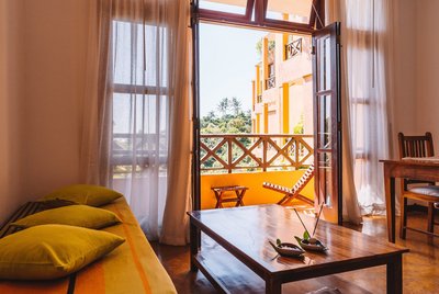 Alle Zimmer haben einen Balkon oder eine Terrasse