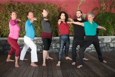 So glücklich sind die Yogis bei einer Yogareise