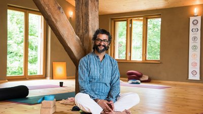 Ashwani Bhanot freut sich auf gemeinsame Yoga-Stunden Ashwani Bhanot freut sich auf gemeinsame Yoga-Stunden