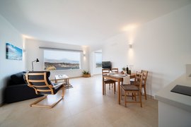 Schauen Sie vom Wohnzimmer des Studio Vaya Querida direkt in die Natur Schauen Sie vom Wohnzimmer des Studio Vaya Querida direkt in die Natur
