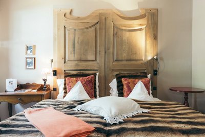 Die Doppelzimmer des Hotel Engel sind im Tiroler Stil eingerichtet 