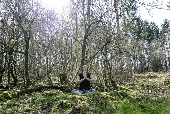 Yogalehrerin Silke Mauersberger