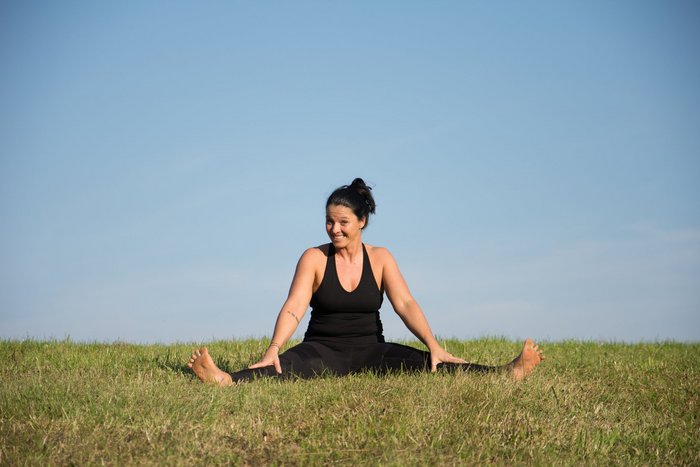 Yogalehrerin Simone Windisch