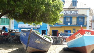 Strandpromenade der Stadt Mindelo auf der Insel São Vicente