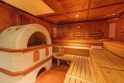 Entspannen SIe sich in der Sauna des Hotels Vier Jahreszeiten im Pitztal  
