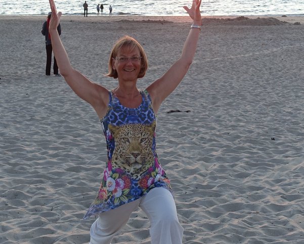 Yogalehrerin Kerstin Boose