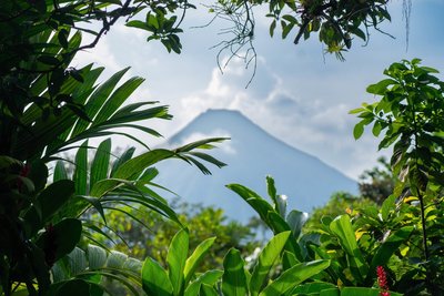 Am Fuße des Vulkan Arenal liegt der kleine Ort La Fortuna