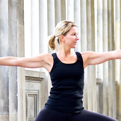 Yogalehrerin Stefanie Franck