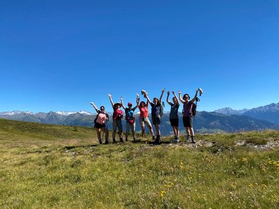 Der Spaß beim Wandern kommt nicht zu kurz