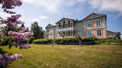 Das Hotel Filipsborg im Frühjahr