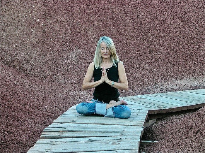 Yogalehrerin Doris Echlin