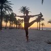 Yogalehrerin Christina Scheckel