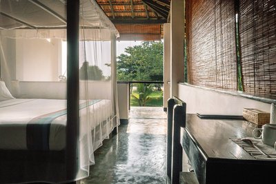 Schauen Sie von Ihrem Zimmer in den grünen Garten