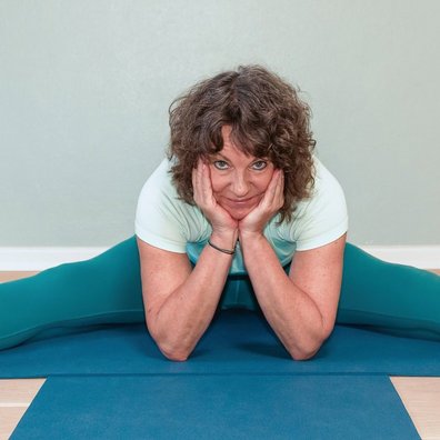 Yogalehrerin Heidi Wendt