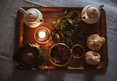 Frische Kräuter und selbstgemachter Tee steigern Ihr Wohlbefinden