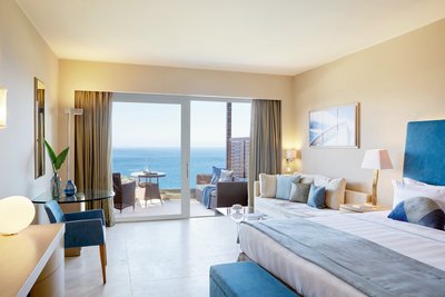 Die Deluxe-Zimmer sind sehr großzügig gestaltet und mit modernem Komfort eingerichtet. 